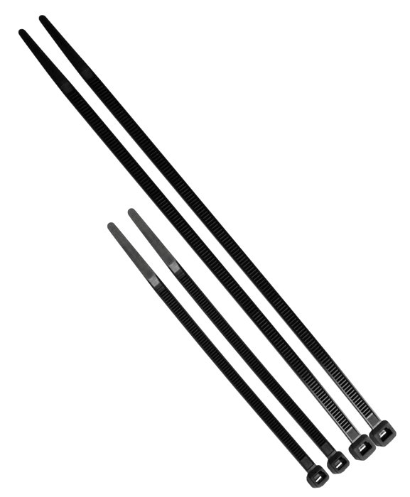 Kabelstrips i assorterte størrelser - 50 stk.